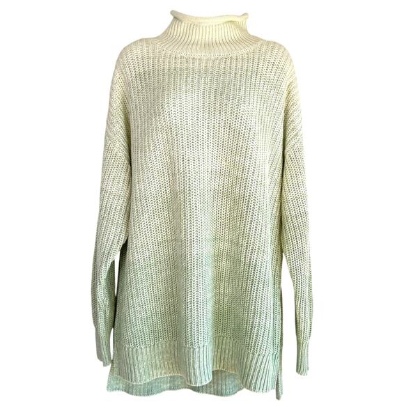 Haven Well Within Cotton Ombre Roll Neck Chunky Sweater Size Extra Large NWT - Picture 1 of 9